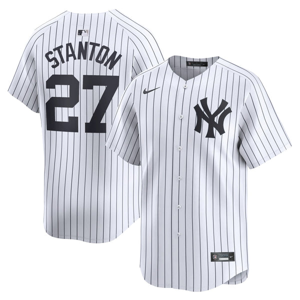 New York Yankees Giancarlo Stanton White Home Limited Player Jersey