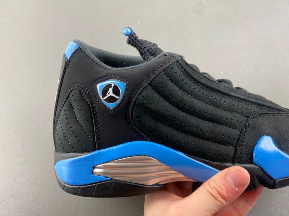 Low Top Sneakers, University Blue Black Colorway, Lace Up Design, Casual Gift for Sneaker Fans