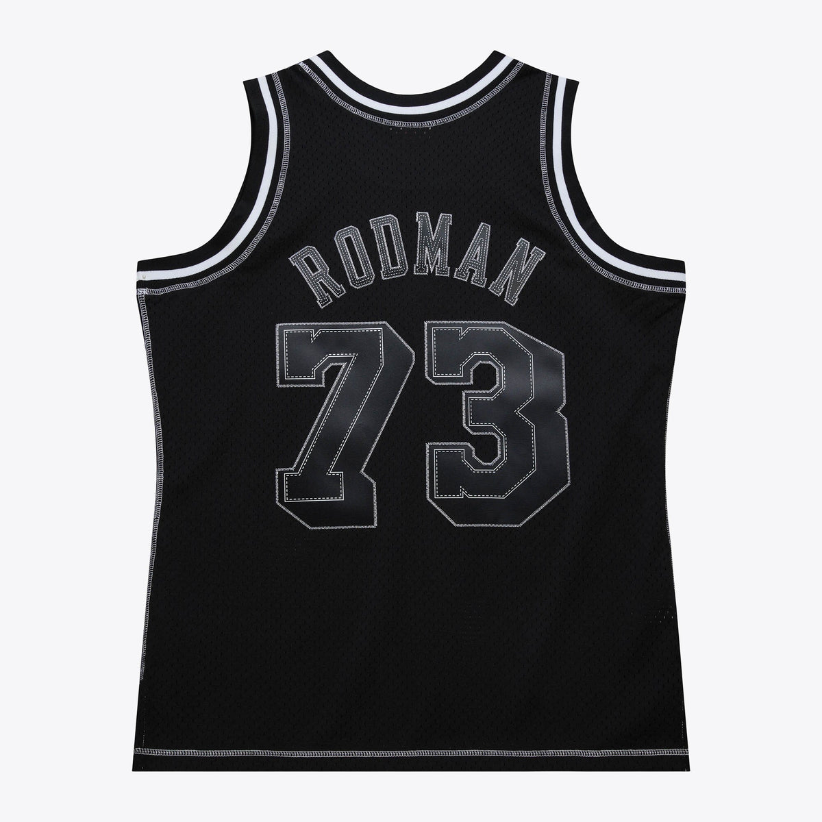 Los Angeles Lakers Mitchell & Ness Dennis Rodman 1998 Contrast 2K Swingman Jersey - Black