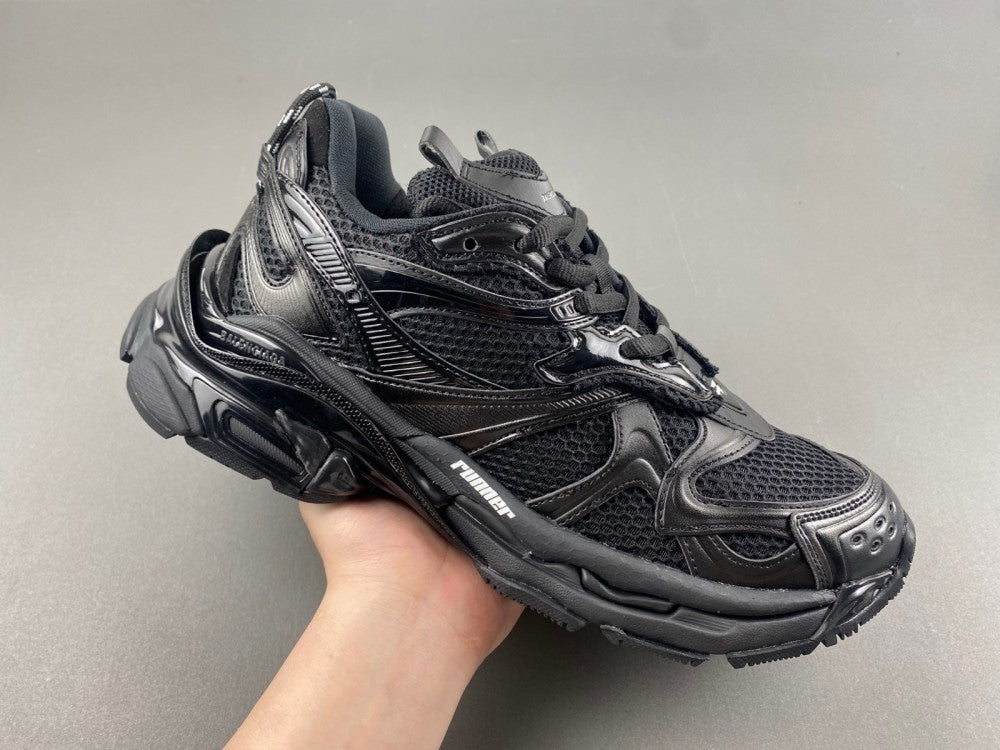 Low Top Sneakers, Black Colorway, Lace Up Design, Casual Gift for Sneaker Fans