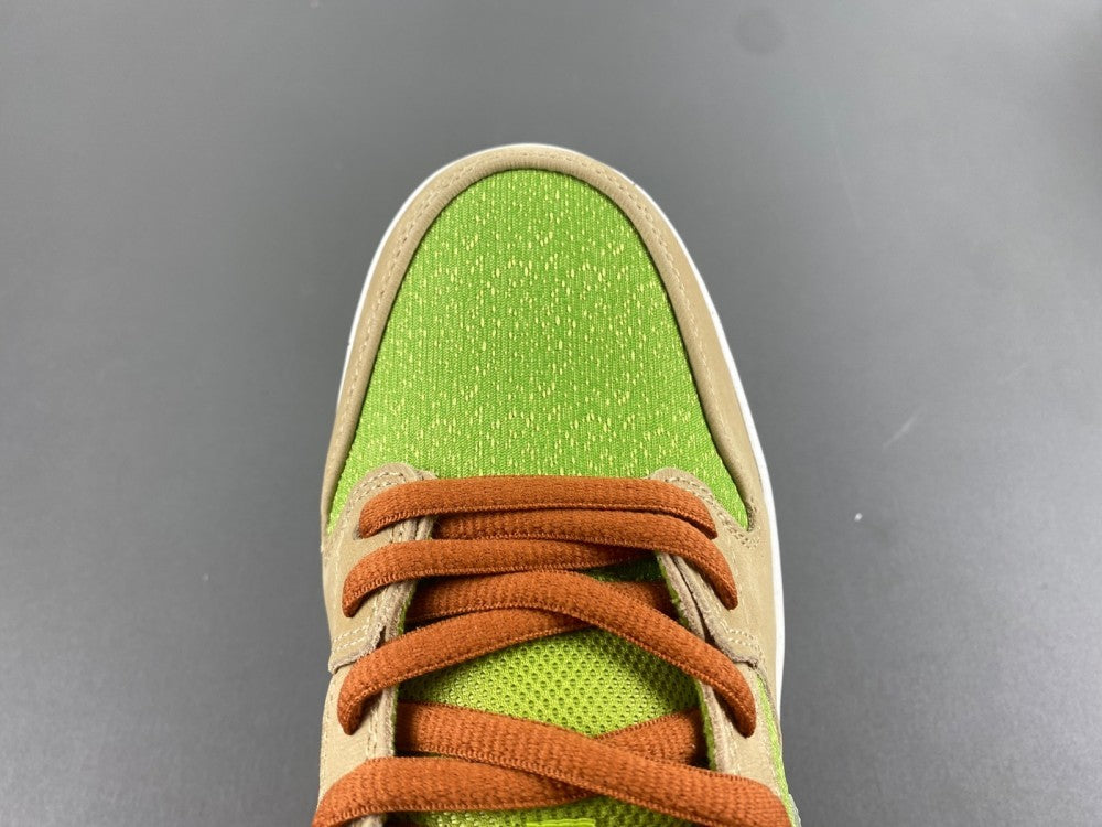 Low Top Sneakers, Green Colorway, Lace Up Design, Casual Gift for Sneaker Fans
