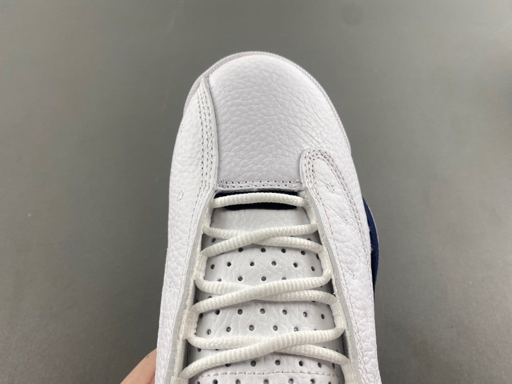 Low Top Sneakers, Blue White Navy Colorway, Lace Up Design, Casual Gift for Sneaker Fans