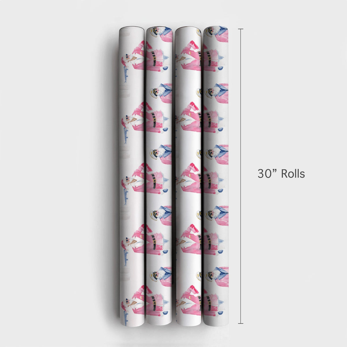 Pink Santa Claus Gift Wrap, Pilot Santa Wrapping Paper, Aviation Travel Christmas Paper, Adorable Airplane Gift Wrap, Holiday