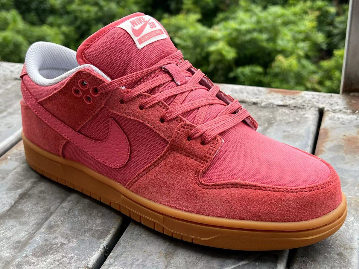 Low Top Sneakers, Coral Colorway, Lace Up Design, Casual Gift for Sneaker Fans