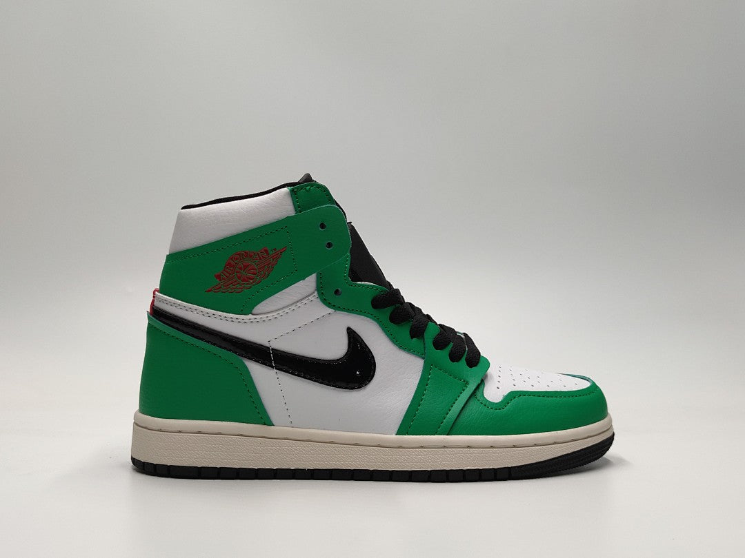 Sneakers, Green White Colorway, Lace Up Design, Casual Gift for Sneaker Fans