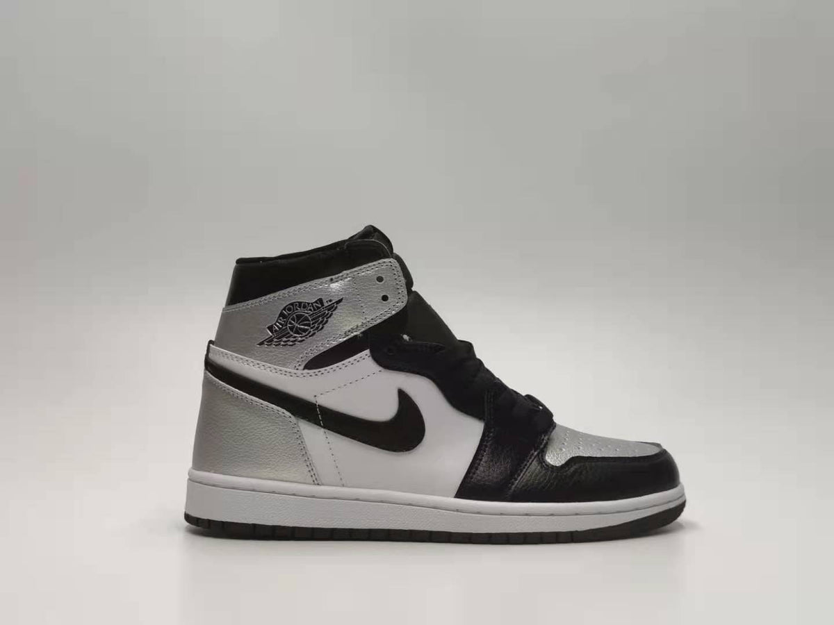 Sneakers, Black Silver Colorway, Lace Up Design, Casual Gift for Sneaker Fans