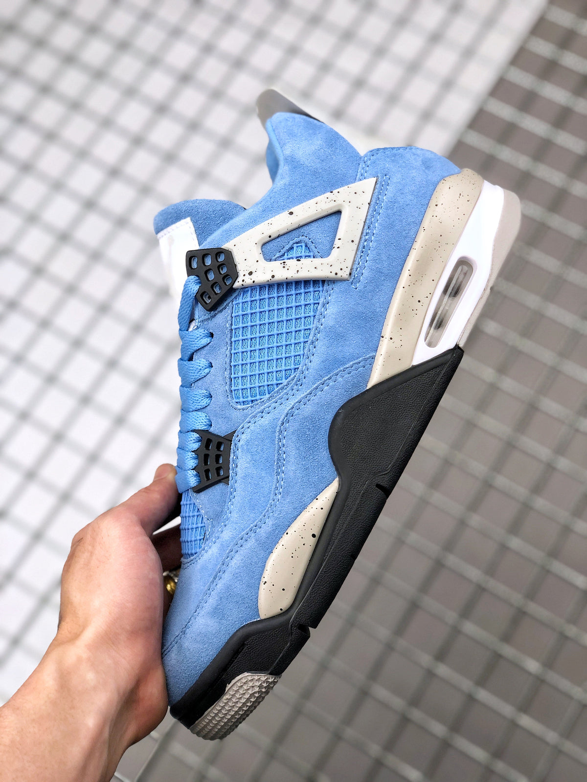 Sneakers, University Blue Colorway, Lace Up Design, Casual Gift for Sneaker Fans
