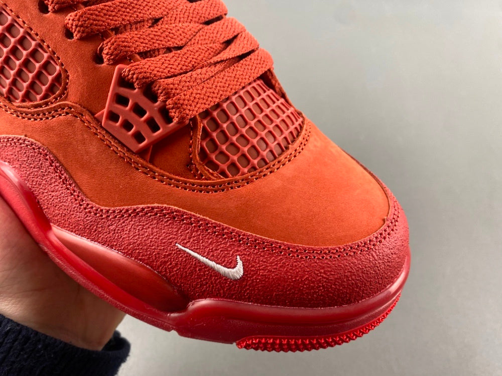 Low Top Sneakers, Red Colorway, Reflective Detail, Lace Up Design, Casual Gift for Sneaker Fans