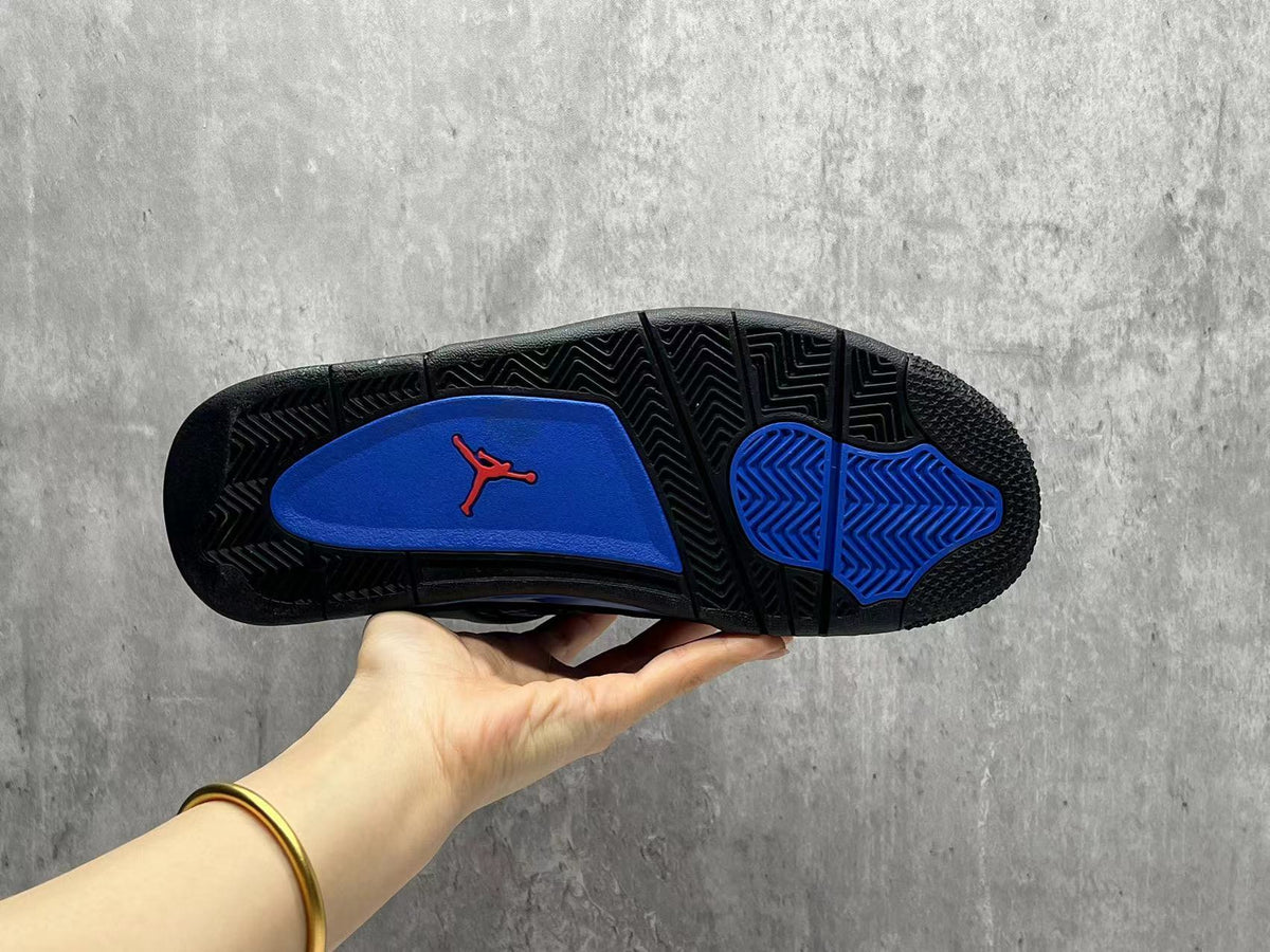 Mid Top Sneakers, Blue Black Colorway, Lace Up Design, Casual Gift for Sneaker Fans