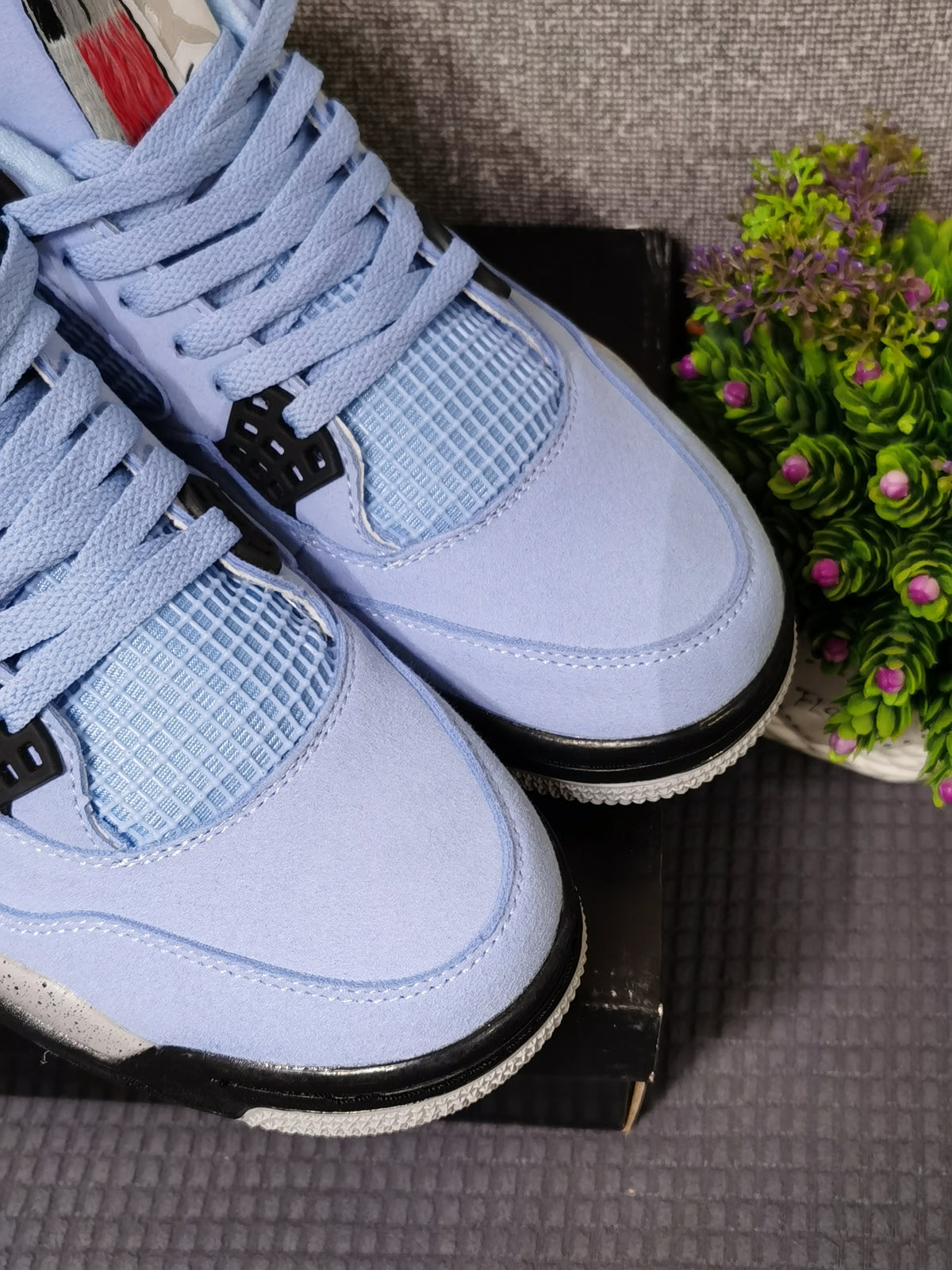 Sneakers, University Blue Colorway, Lace Up Design, Casual Gift for Sneaker Fans