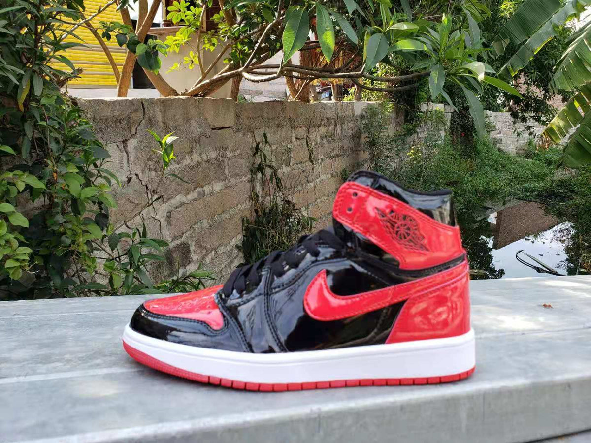 Sneakers, Black Red Colorway, Lace Up Design, Casual Gift for Sneaker Fans