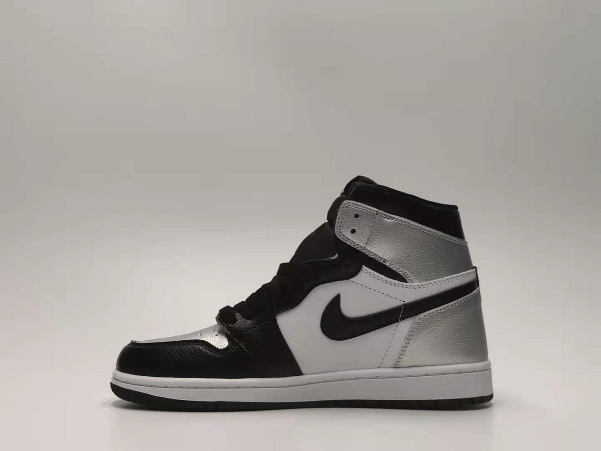 Sneakers, Black Silver Colorway, Lace Up Design, Casual Gift for Sneaker Fans