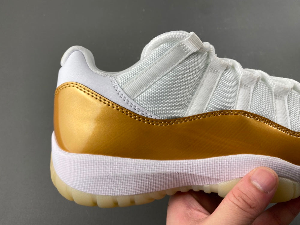 Low Top Sneakers, White Gold Colorway, Lace Up Design, Casual Gift for Sneaker Fans