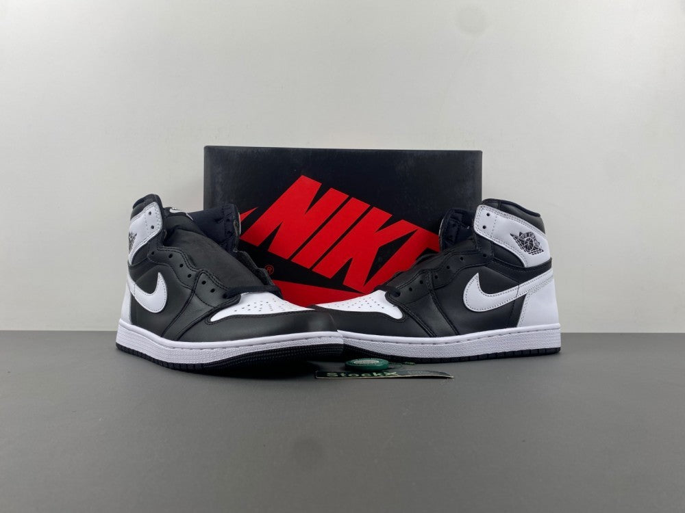 High Top Sneakers, White Black Colorway, Lace Up Design, Casual Gift for Sneaker Fans