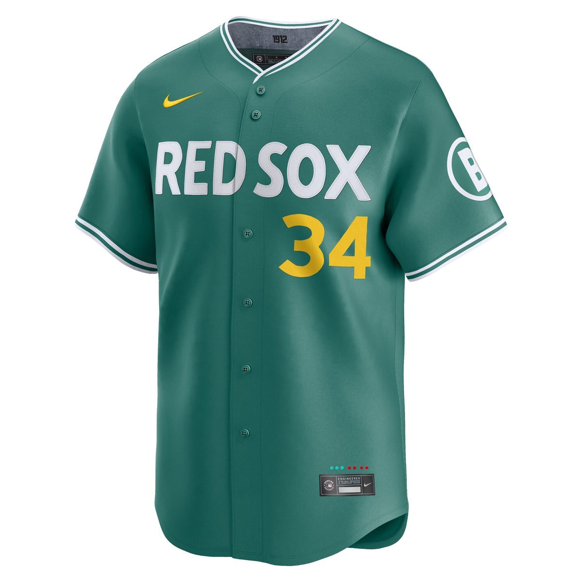 Boston Red Sox David Ortiz Green 2025 City Connect Limited Retired Player Jersey