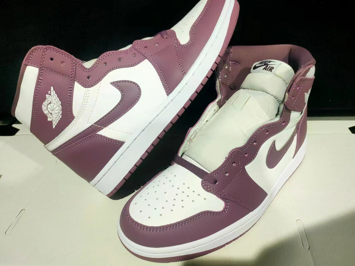 High Top Sneakers, White Purple Pink Colorway, Lace Up Design, Casual Gift for Sneaker Fans