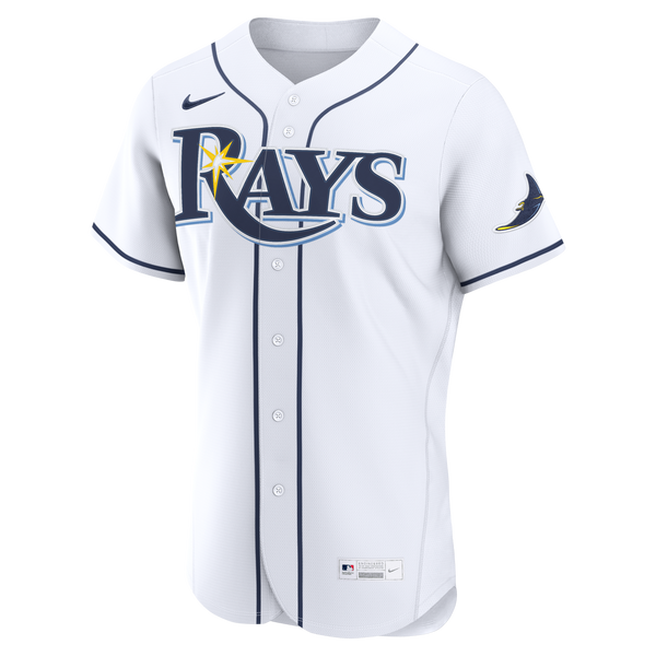 Tampa Bay Rays White Home Authentic Jersey