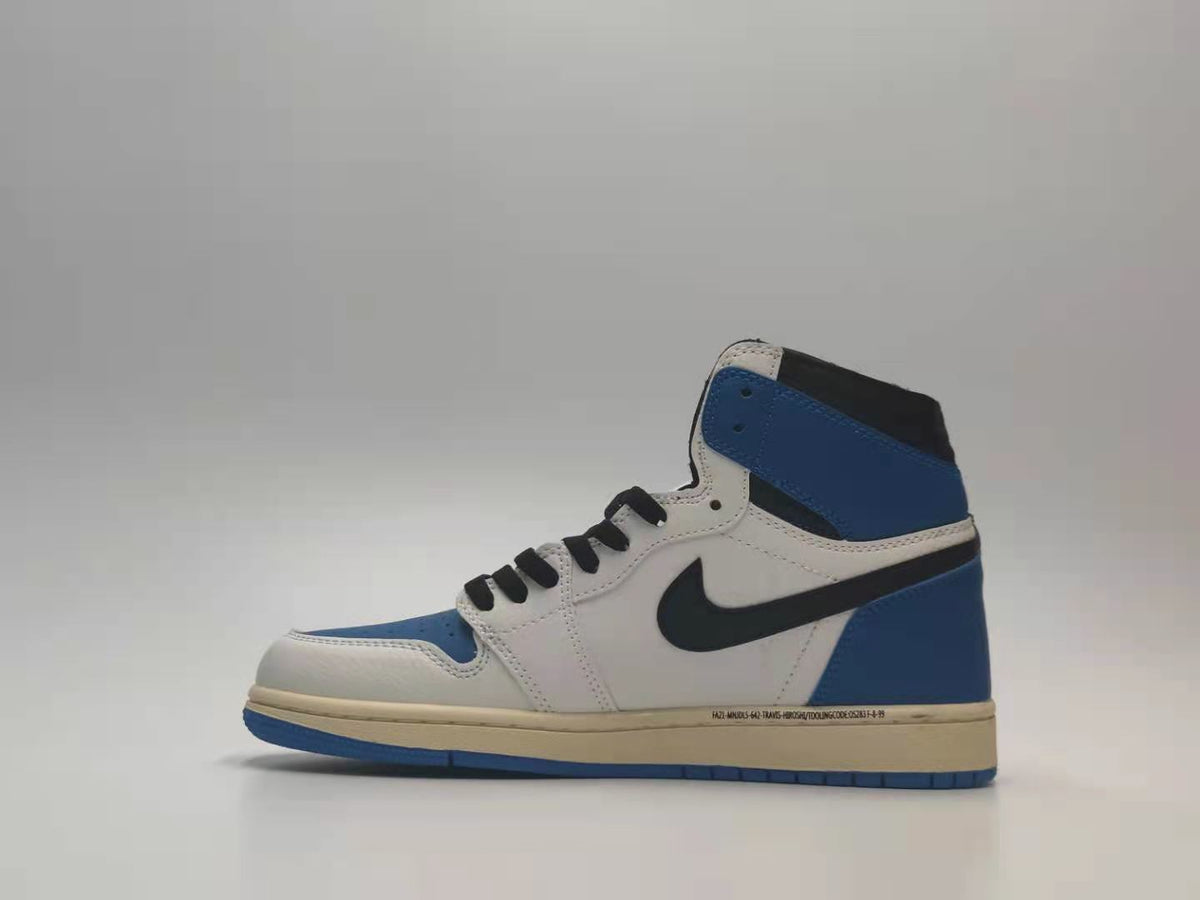 Sneakers, Cream Blue Colorway, Reverse Hook Design, Lace Up Design, Casual Gift for Sneaker Fans