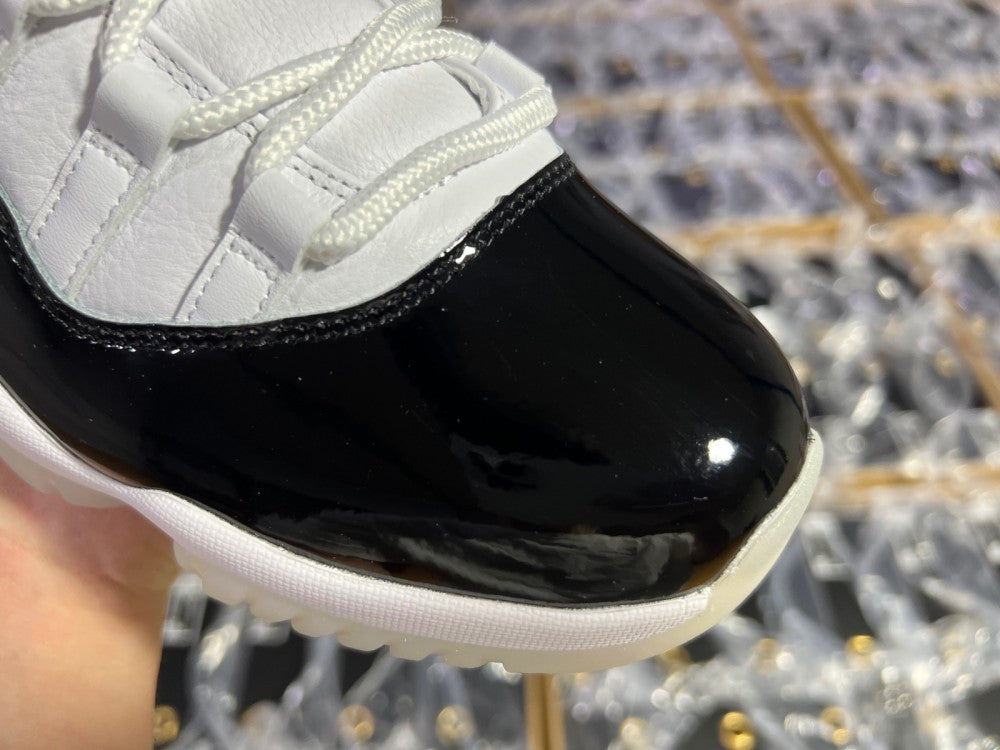 Sneakers, White Black Gold Colorway, Lace Up Design, Casual Gift for Sneaker Fans