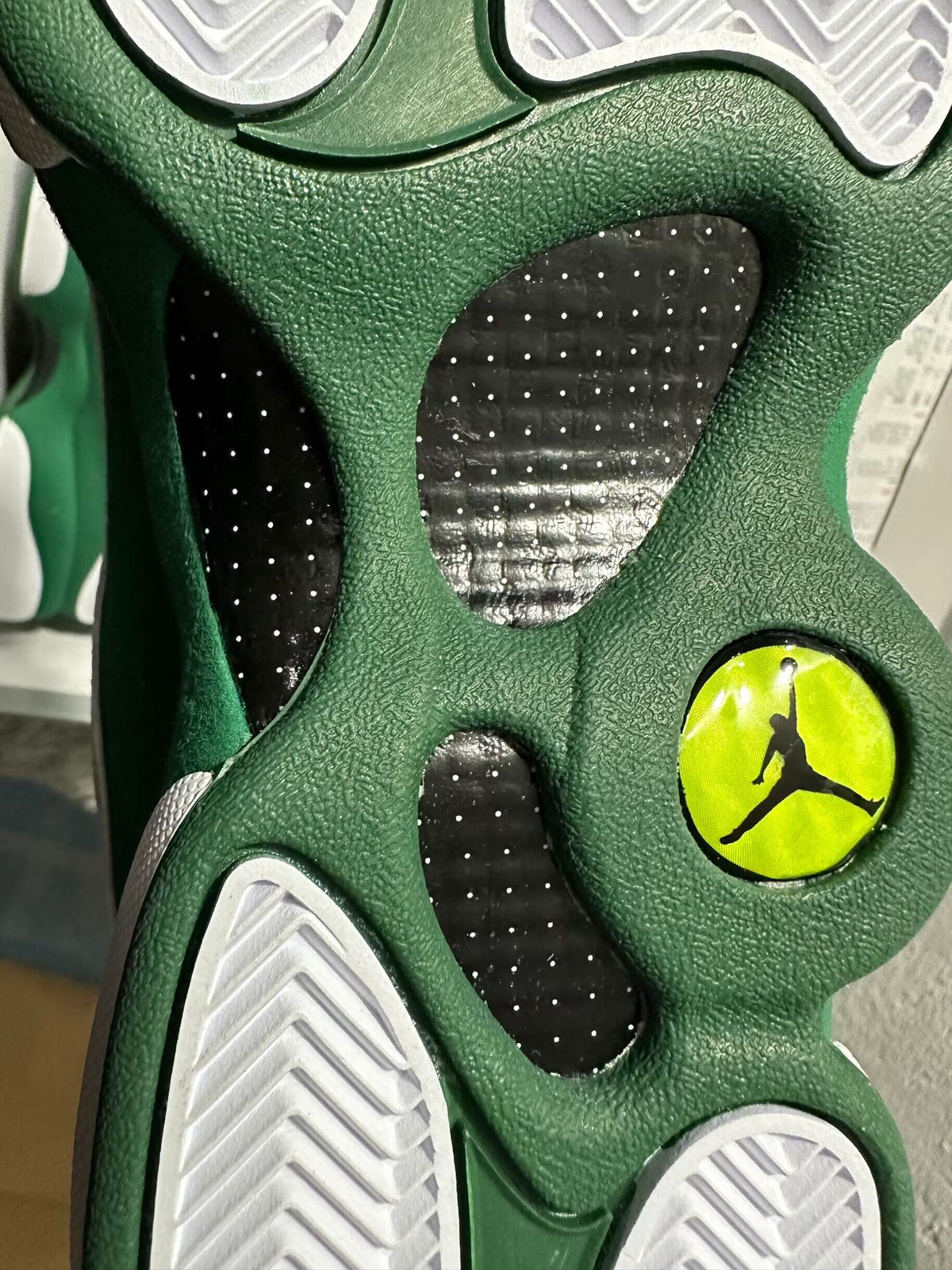 Sneakers, White Green Colorway, Lace Up Design, Casual Gift for Sneaker Fans