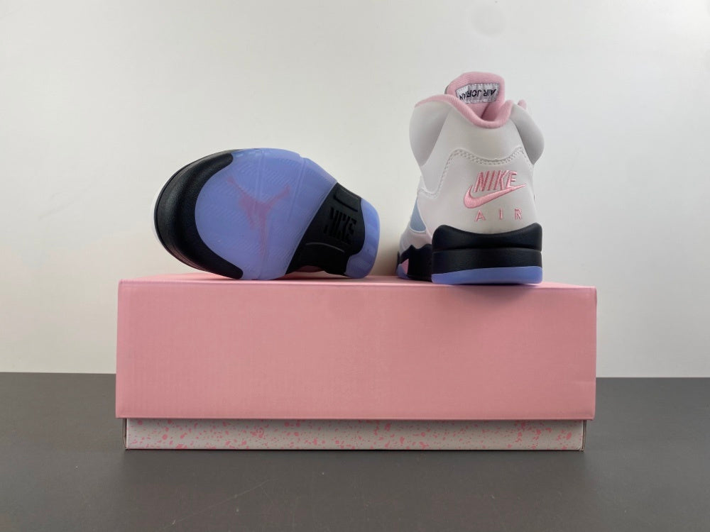 Low Top Sneakers, White Black Pink Colorway, Leather Footwear, Lace Up Design, Casual Gift for Sneaker Fans