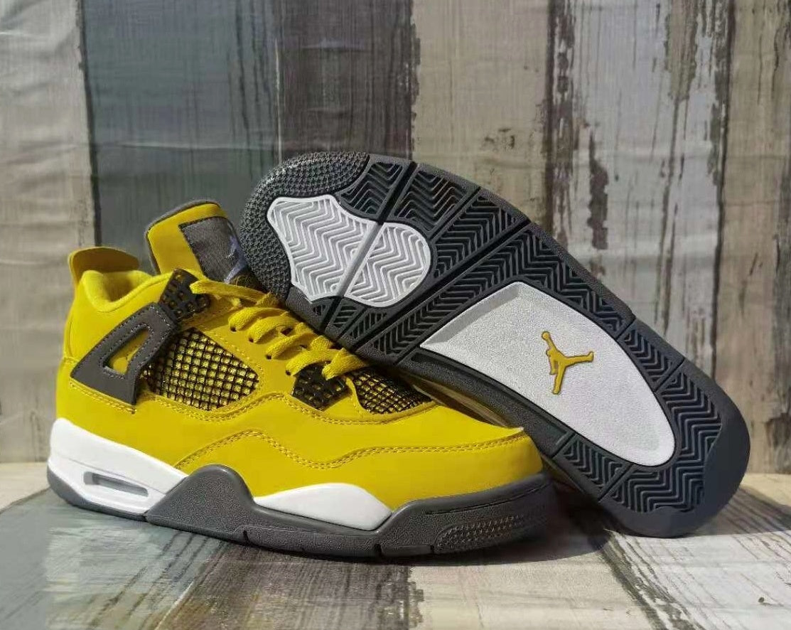 Sneakers, Yellow Colorway, Lace Up Design, Casual Gift for Sneaker Fans