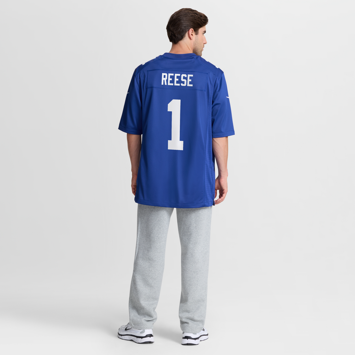 New York Giants Arvell Reese Royal 2026 NFL Draft First Round Pick No. 5 Team Game Jersey