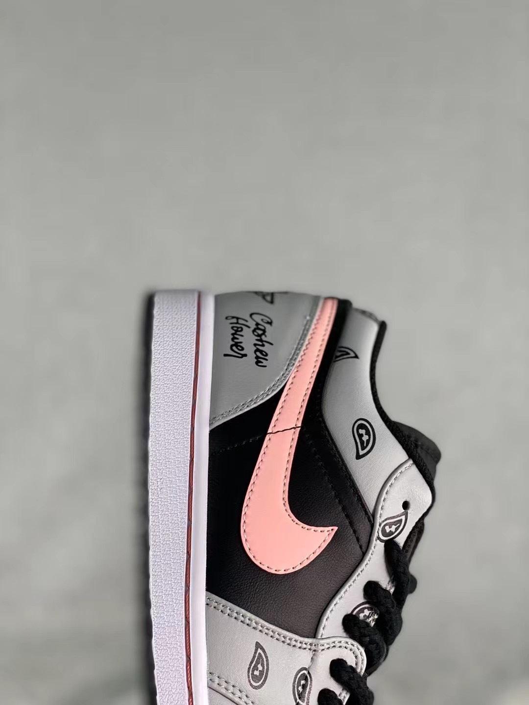 Low Top Sneakers, Pink Colorway, Lace Up Design, Casual Gift for Sneaker Fans