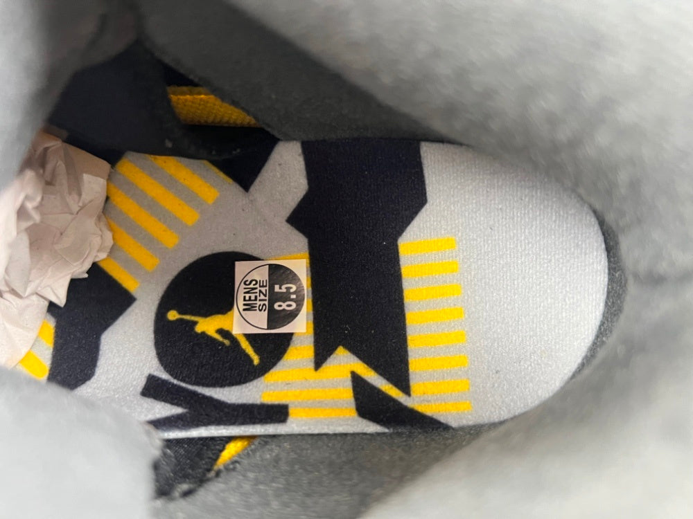 High Top Sneakers, Yellow White Colorway, Leather Footwear, Lace Up Design, Casual Gift for Sneaker Fans