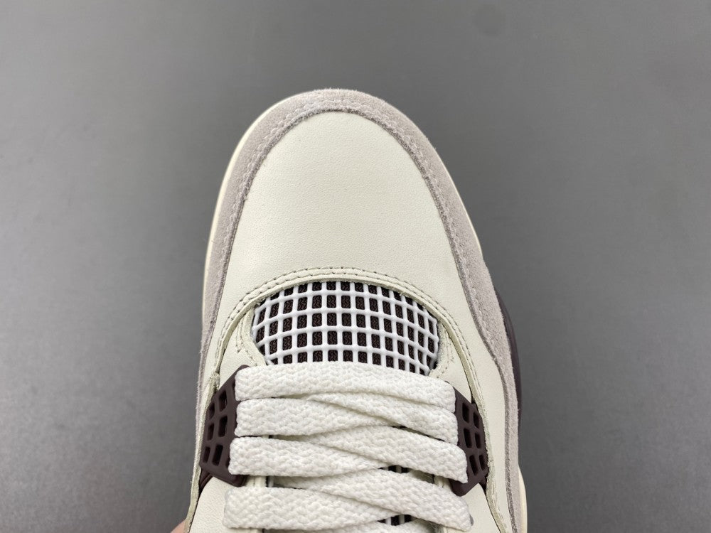 Retro Low Top Sneakers, Gray Beige Colorway, Lace Up Design, Casual Gift for Sneaker Fans