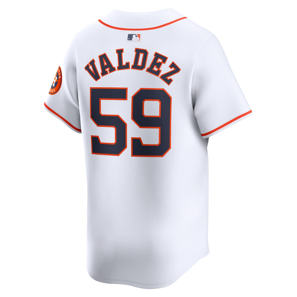 Houston Astros Framber Valdez White Home Limited Player Jersey