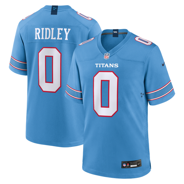 Tennessee Titans Calvin Ridley Light Blue Game Jersey