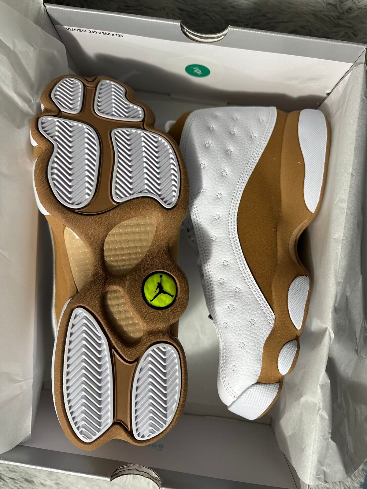 Sneakers, White Tan Colorway, Lace Up Design, Casual Gift for Sneaker Fans