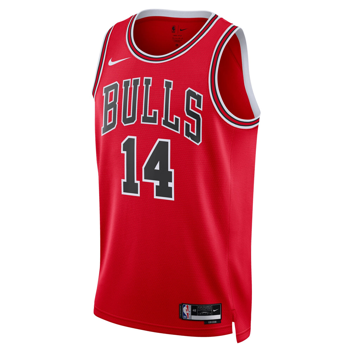 Chicago Bulls Icon Swingman Jersey - Red - Matas Buzelis