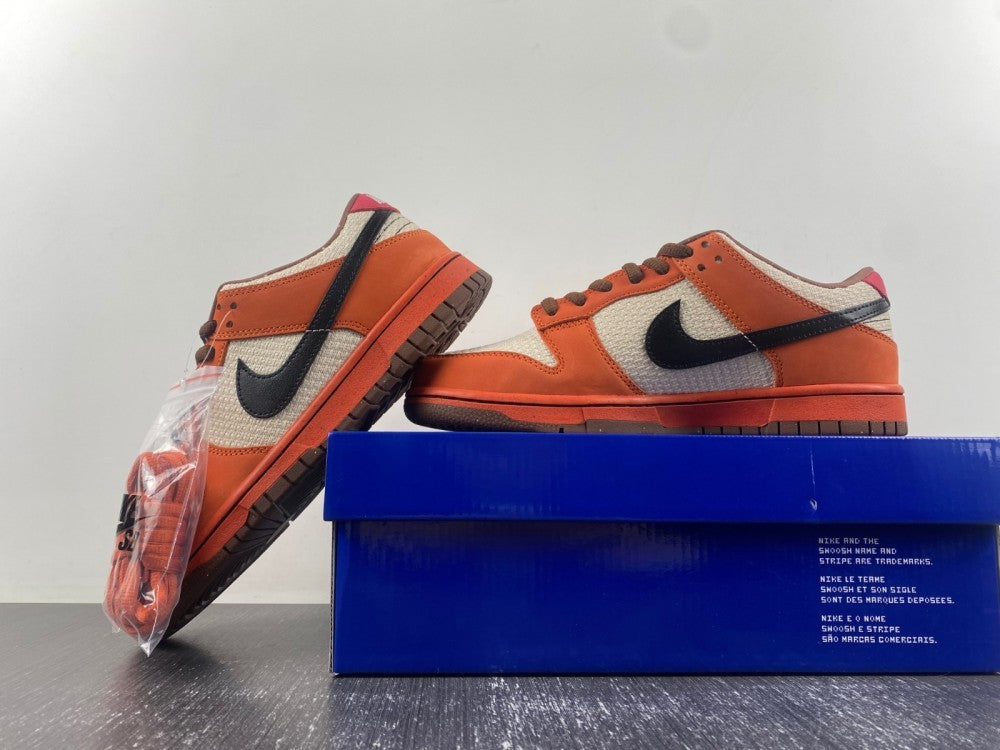 Low Top Sneakers, Orange White Colorway, Lace Up Design, Casual Gift for Sneaker Fans