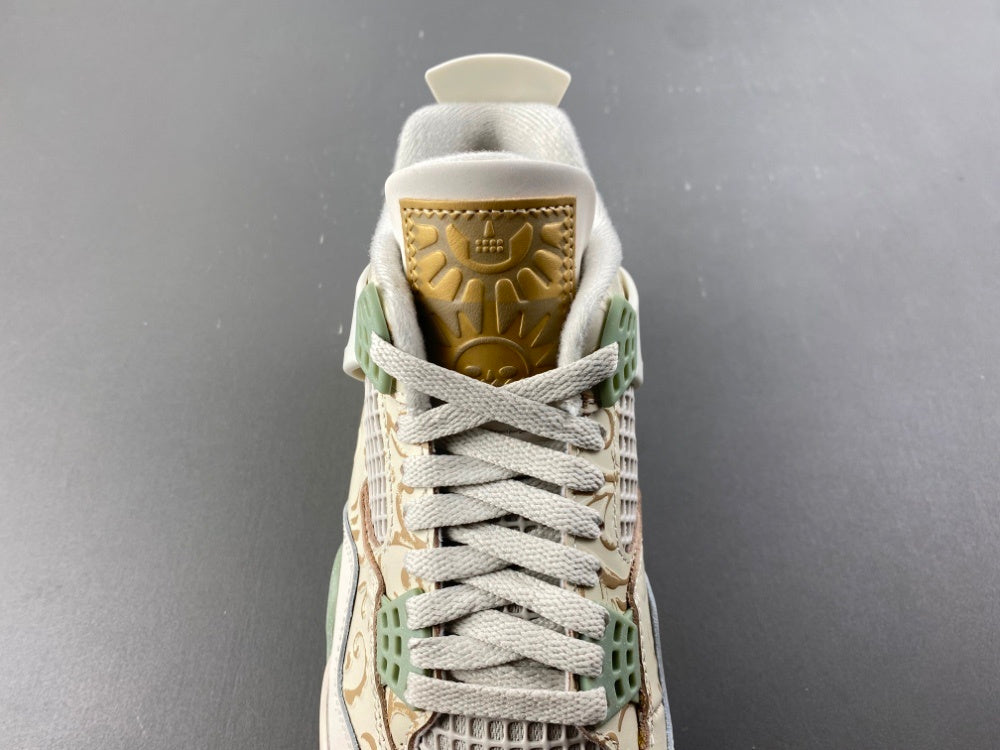 Low Top Sneakers, Gold Colorway, Lace Up Design, Casual Gift for Sneaker Fans