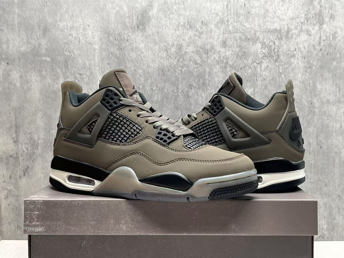 Mid Top Sneakers, Brown Colorway, Lace Up Design, Casual Gift for Sneaker Fans