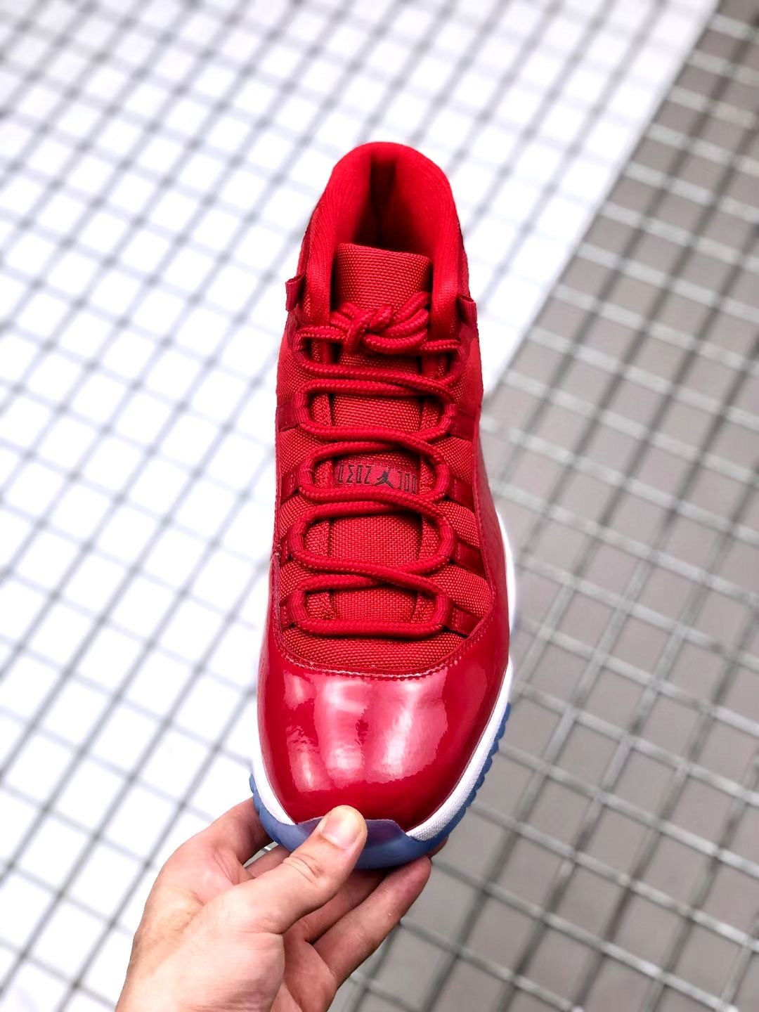 Sneakers, Red Colorway, Lace Up Design, Casual Gift for Sneaker Fans