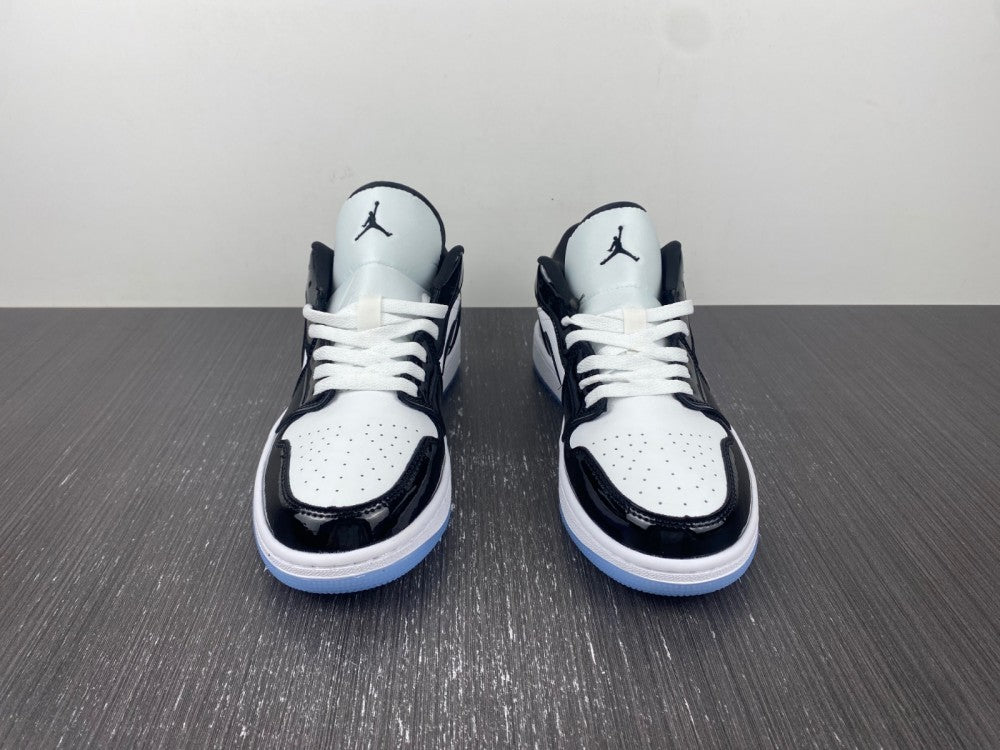 Low Top Sneakers, White Black Colorway, Lace Up Design, Casual Gift for Sneaker Fans