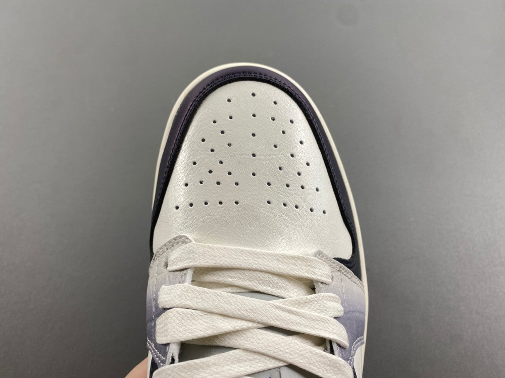 Low Top Sneakers, Blue White Black Colorway, Lace Up Design, Casual Gift for Sneaker Fans