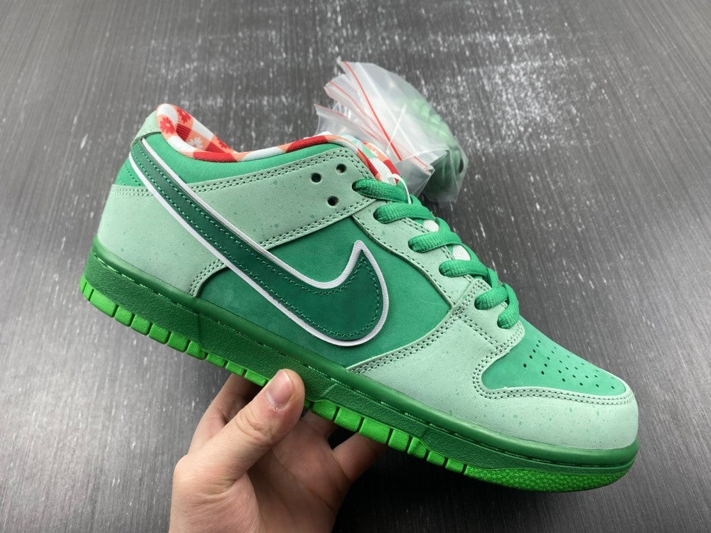 Low Top Sneakers, Green Colorway, Lace Up Design, Casual Gift for Sneaker Fans