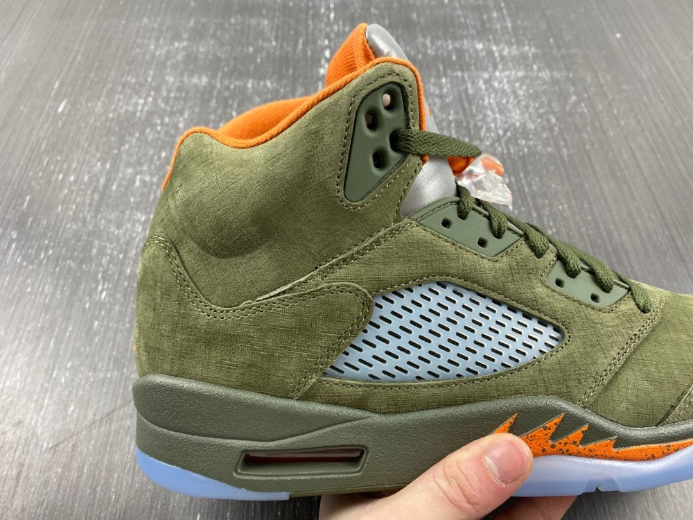 Sneakers, Army Green Colorway, Lace Up Design, Casual Gift for Sneaker Fans
