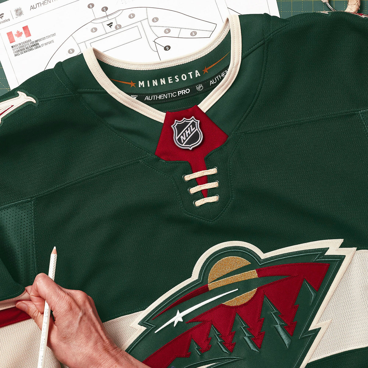 Minnesota Wild Fanatics Green Home Authentic Pro Jersey