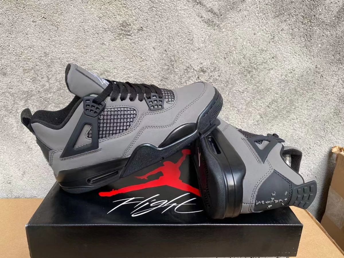 Mid Top Sneakers, Black Gray Colorway, Lace Up Design, Casual Gift for Sneaker Fans