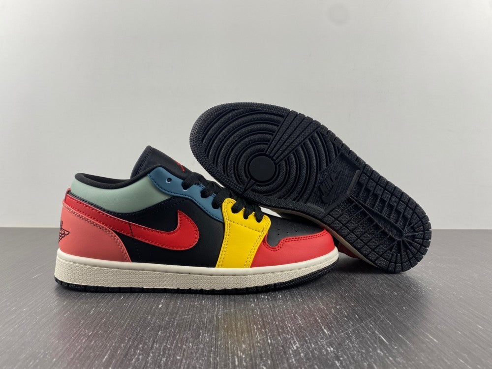 Low Top Sneakers, Multicolor Colorway, Lace Up Design, Casual Gift for Sneaker Fans