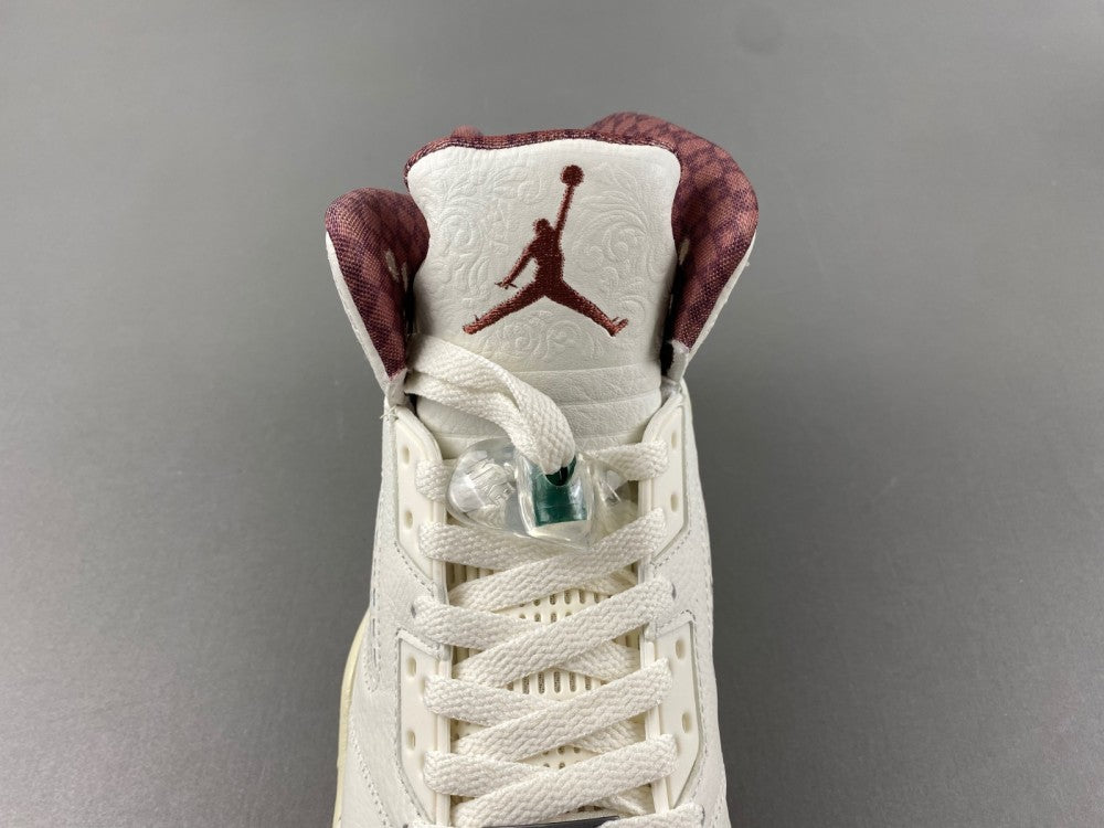 Low Top Sneakers, Burgundy White Green Colorway, Mismatched Colorway, Lace Up Design, Casual Gift for Sneaker Fans