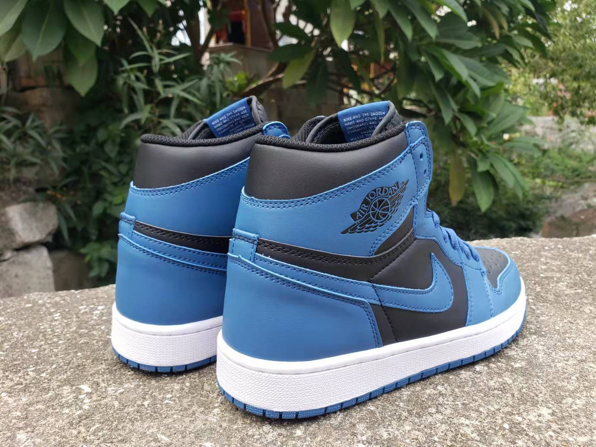 Sneakers, Royal Blue Black Colorway, Lace Up Design, Casual Gift for Sneaker Fans
