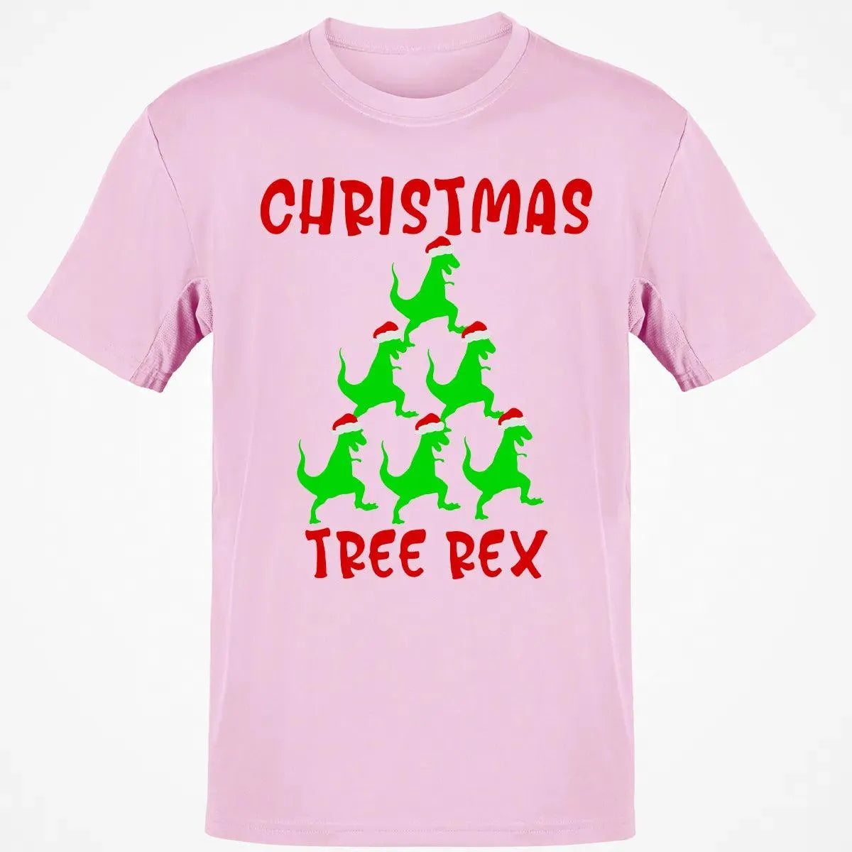 Humorous Dinosaur Holiday Graphic Tee, Christmas Tree Rex Shirt, Adorable Trex Christmas T-Shirt, Festive Dino Lover Shirt, H