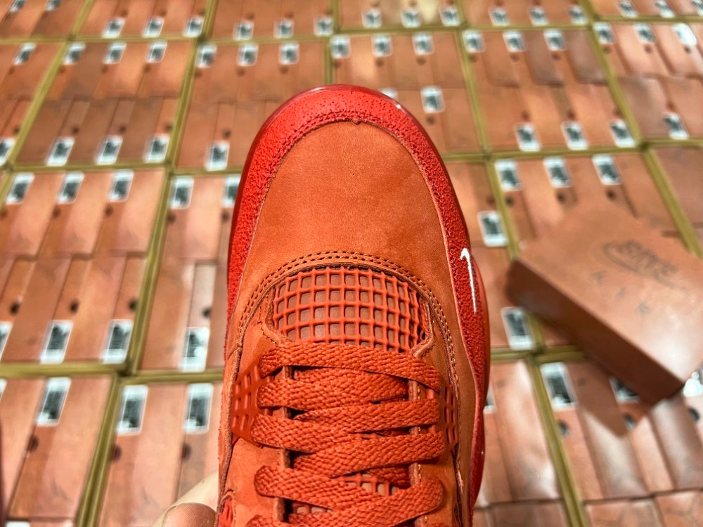 Low Top Sneakers, Red Colorway, Reflective Detail, Lace Up Design, Casual Gift for Sneaker Fans
