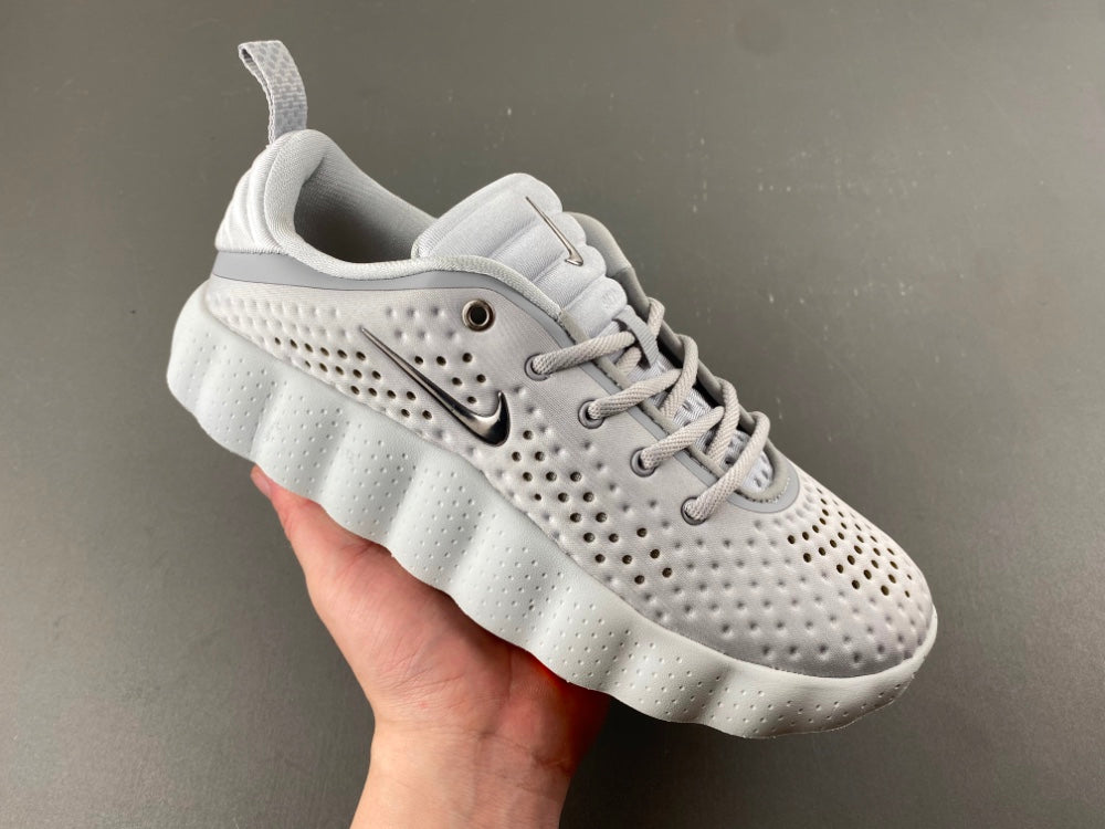 Low Top Sneakers, Gray Colorway, Lace Up Design, Casual Gift for Sneaker Fans